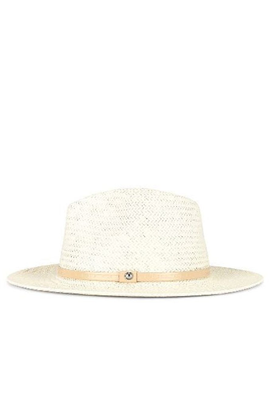 Accessories Rag & Bone | Packable Straw Fedora Ivory