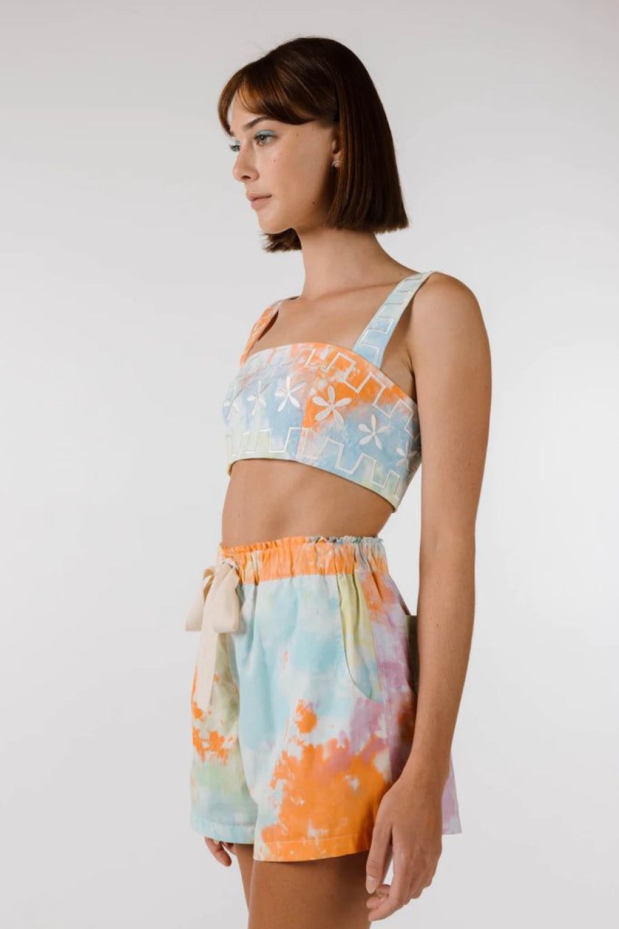 Clothing Isobel Badin | Beach Short Tie Dye