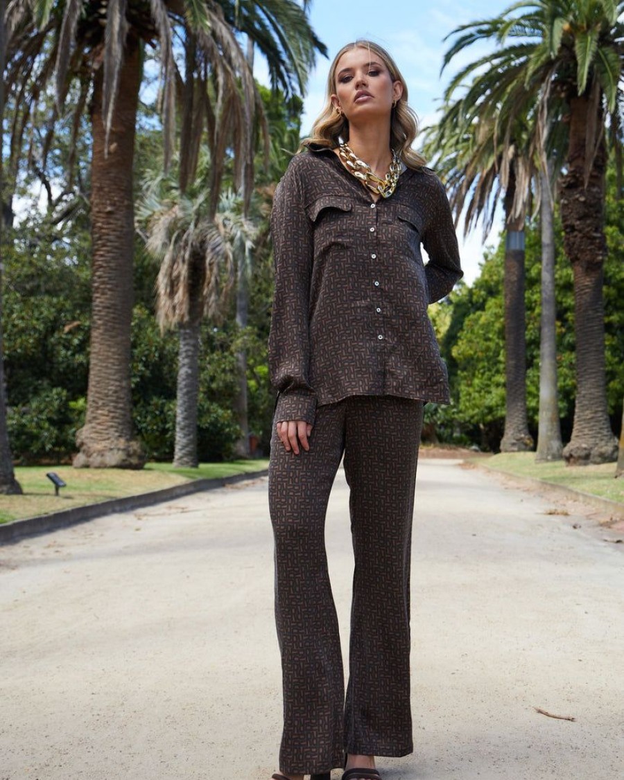 Clothing Ralf Studios | Cottesloe Pant Mono Choc