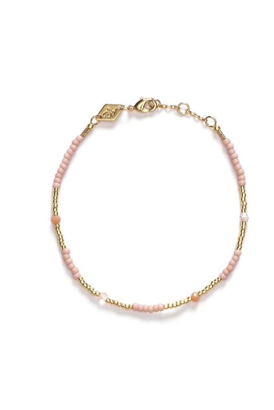 Accessories Anni Lu | Clemence Bracelet Pink Sand