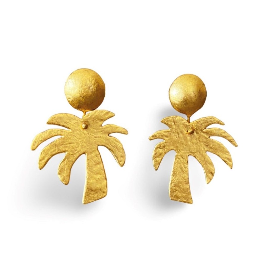 Accessories Jill Marsden | Palmira Palm Tree Earrings