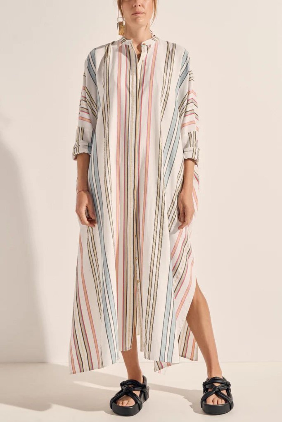 Clothing Ilio Nema | Pollux Maxi Dress Byron Stripe