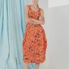 Clothing High by Claire Campbell | Mesmerize Dress Orange Print