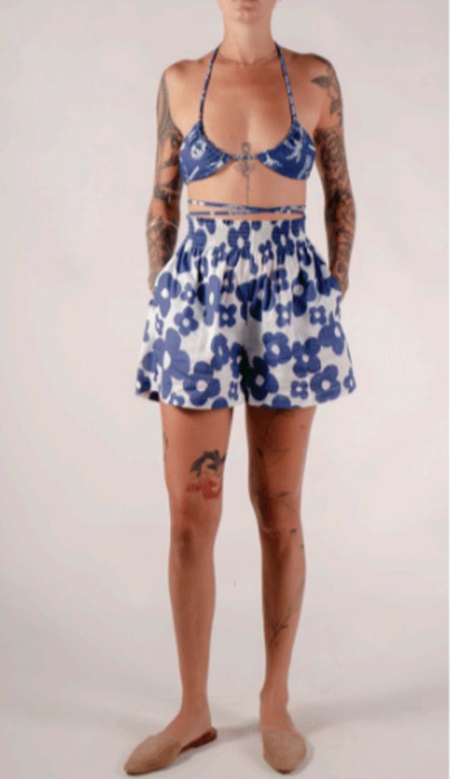 Clothing Faye | Nahui Ollin Smoke Shorts Blue