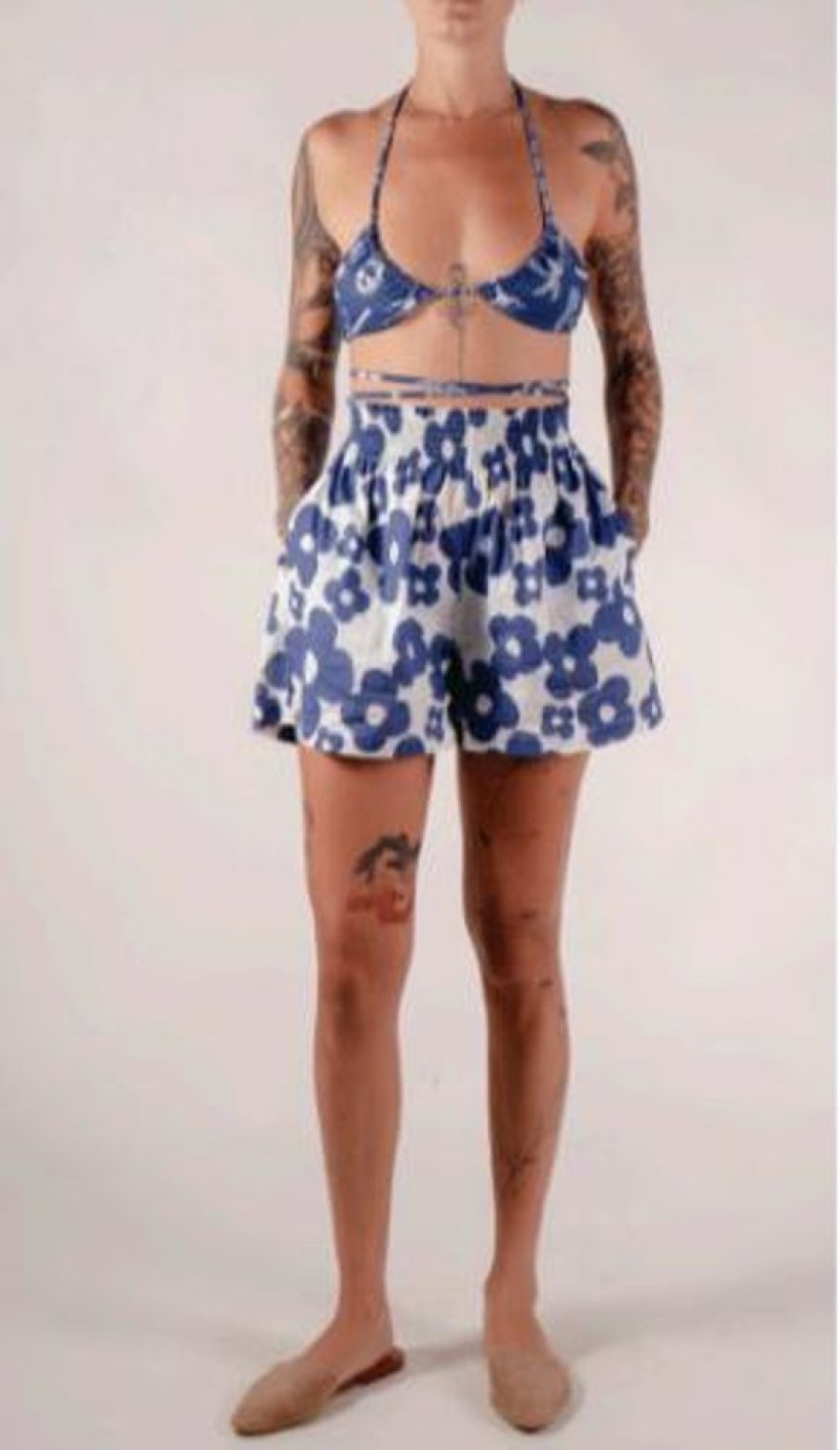 Clothing Faye | Nahui Ollin Smoke Shorts Blue