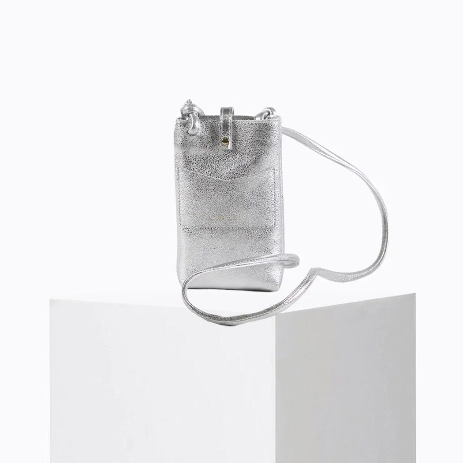 Accessories Craie Studio | Grigri Phone Pouch Silver