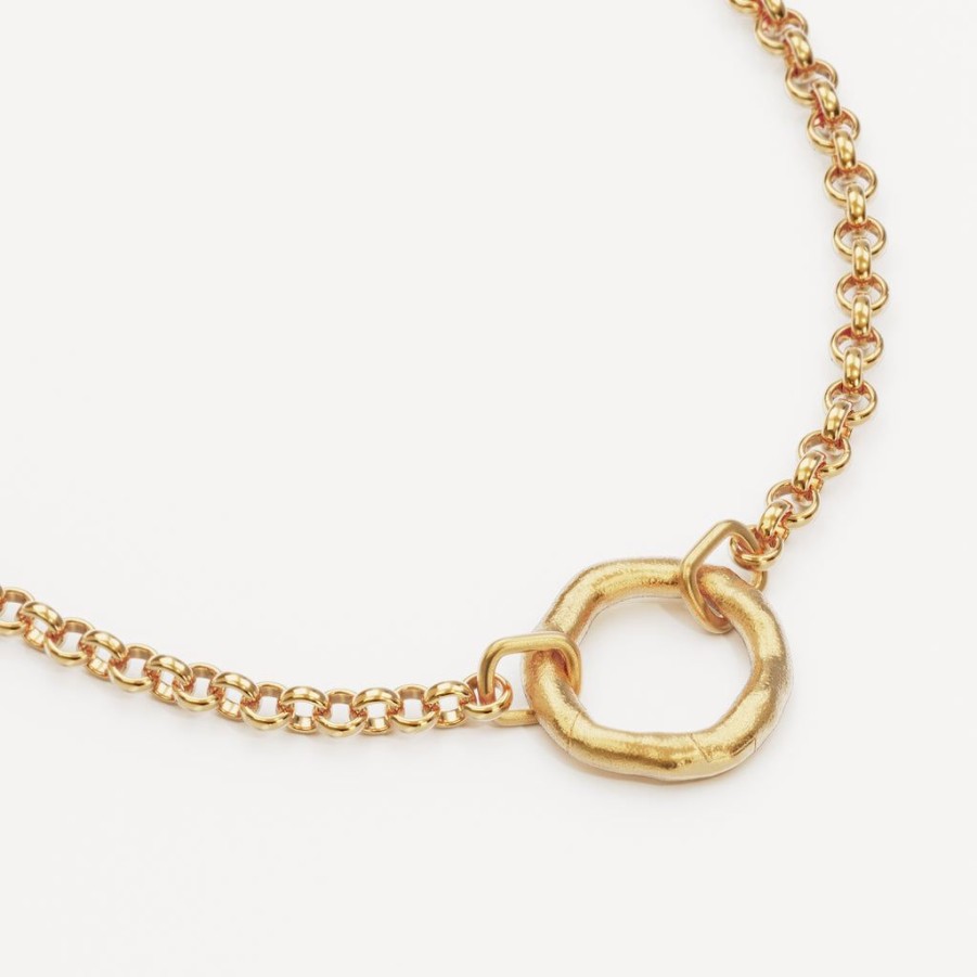 Accessories By Charlotte | Horizon Annex Link Necklace Gold