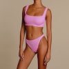 Clothing Hunza G | Xandra Bikini Bubblegum