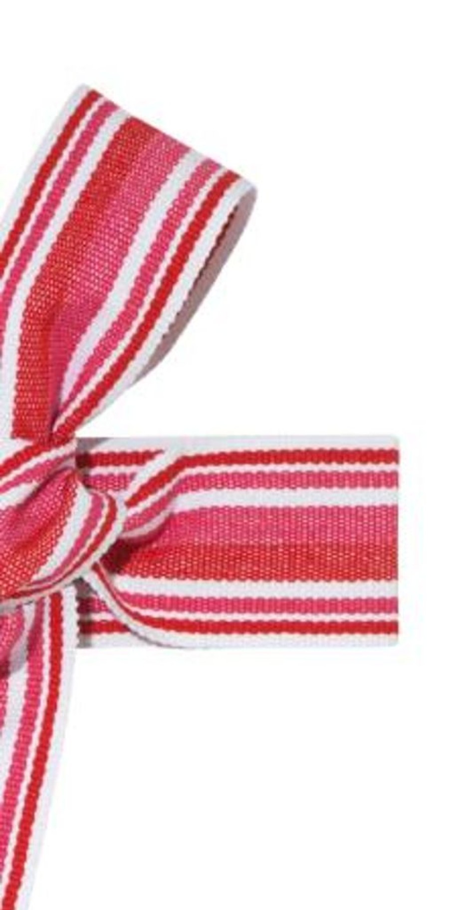 Accessories Pippa Holt Kaftans | Handwoven Belt White, Red And Pink Stripe