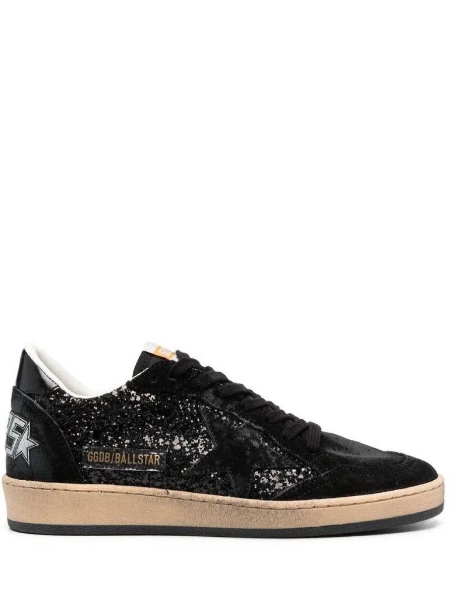 Shoes Golden Goose | Ball Star Sneaker Black Glitter