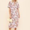 Clothing SUBOO | Sienna Midi Kaftan With Neck Detail