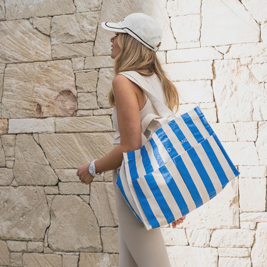 Accessories The Good Brand | Everyday Bag Bright Blue Stripe