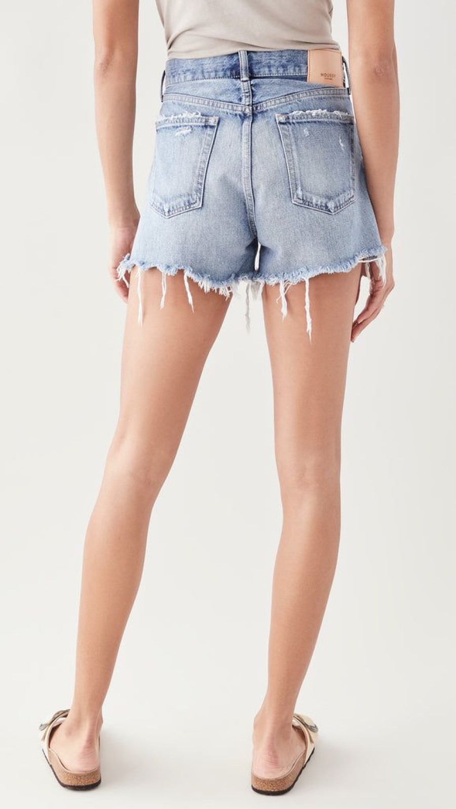 Clothing Moussy Vintage | Packard Short Blue