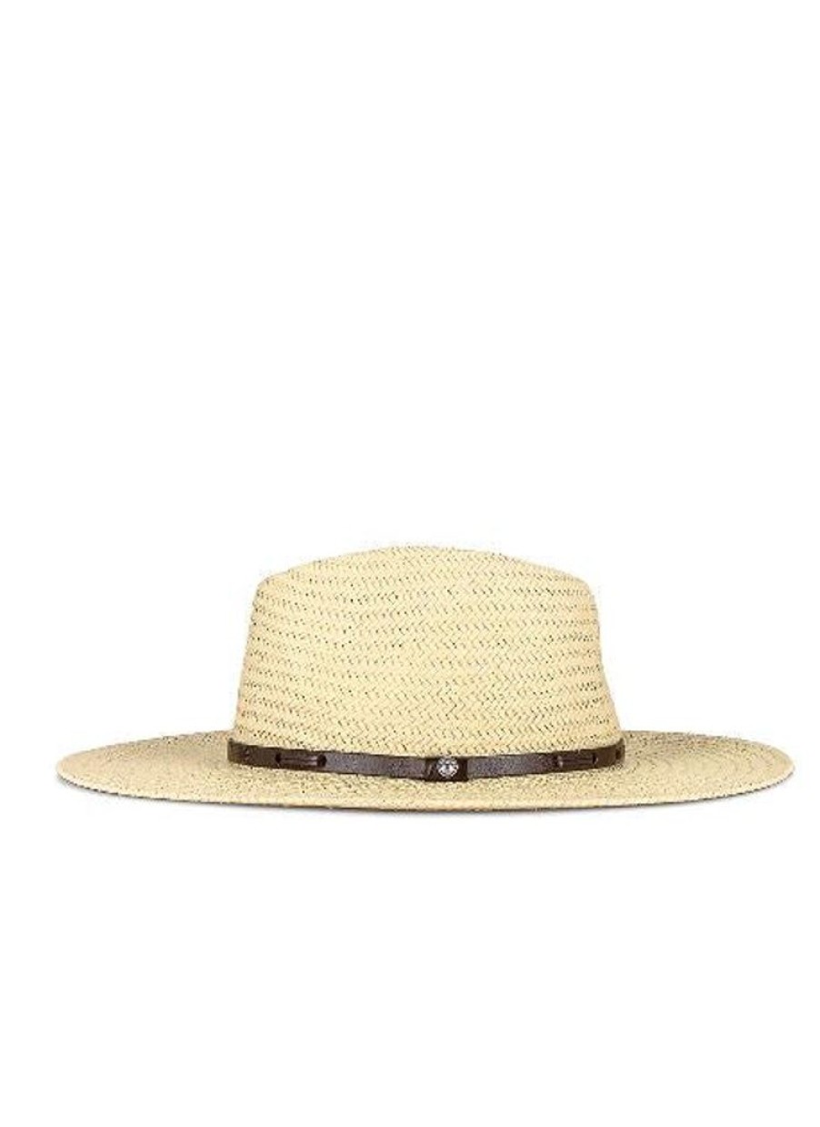 Accessories Rag & Bone | Lexie Packable Wide Brim Fedora Natural