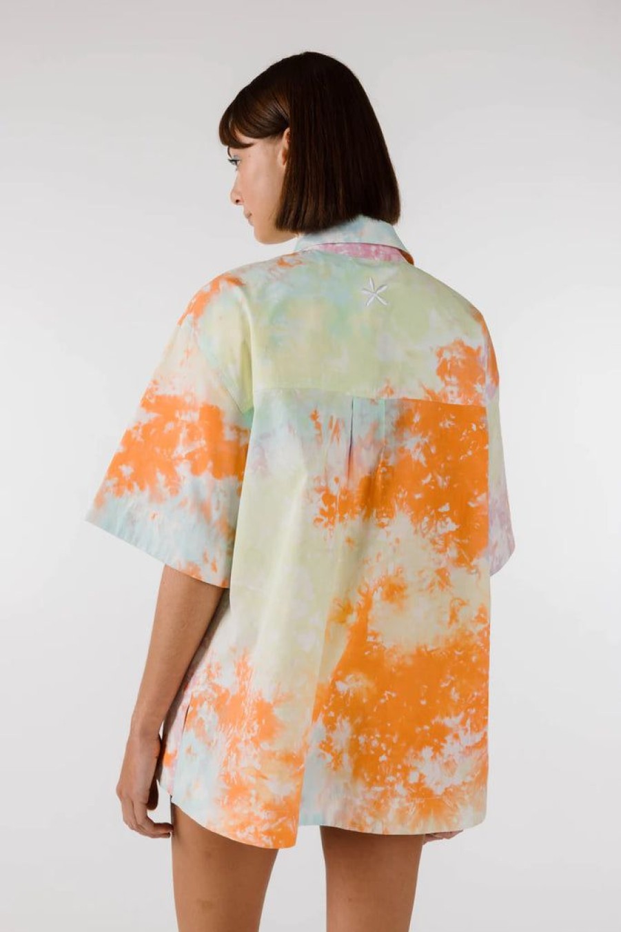 Clothing Isobel Badin | Oversized Pocket Shirt Tie Dye