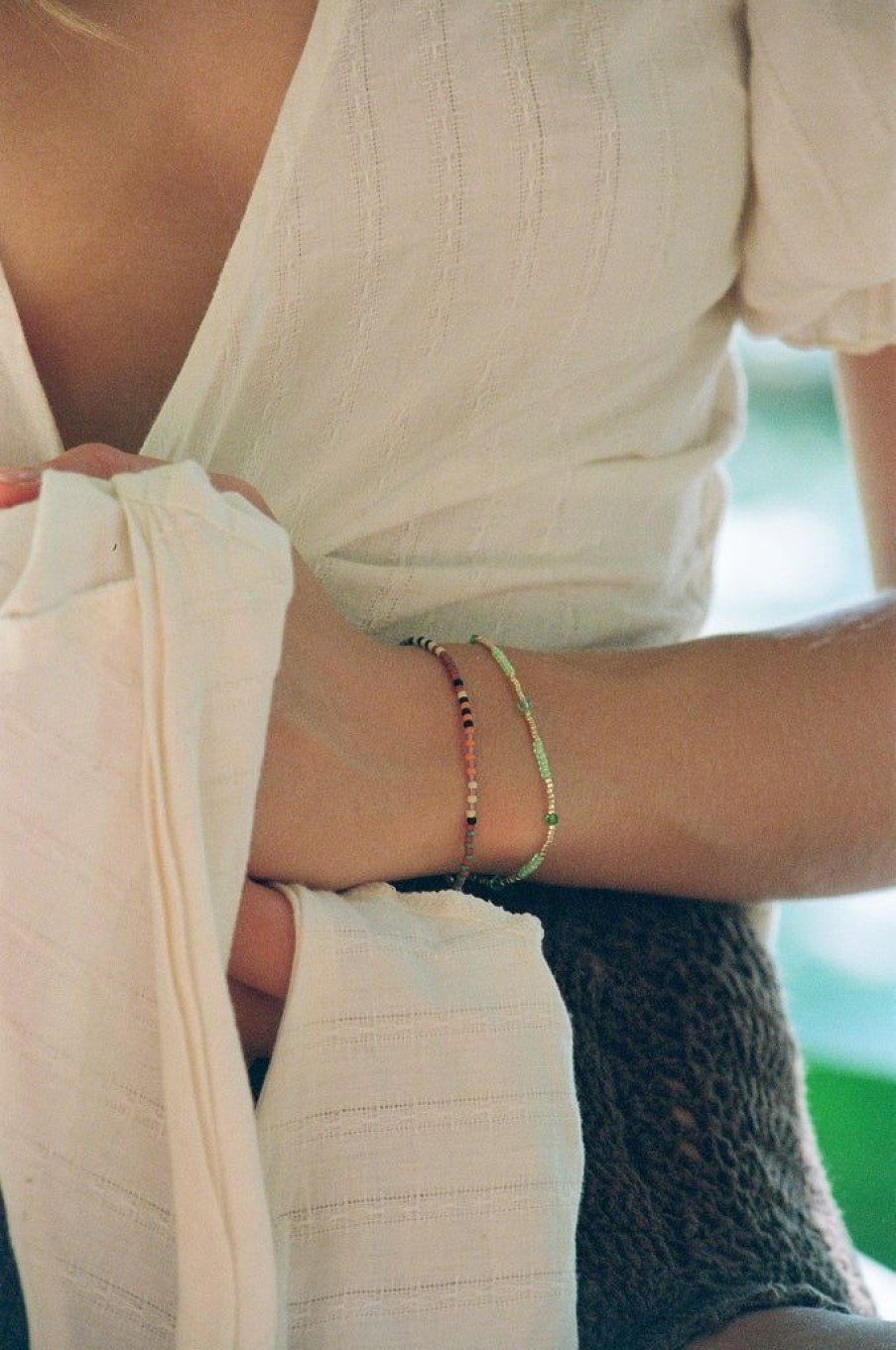 Accessories Anni Lu | Clemence Bracelet Neon Green