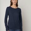 Clothing Velvet by Graham & Spencer | Velvet Original Lizzie Tee Navy