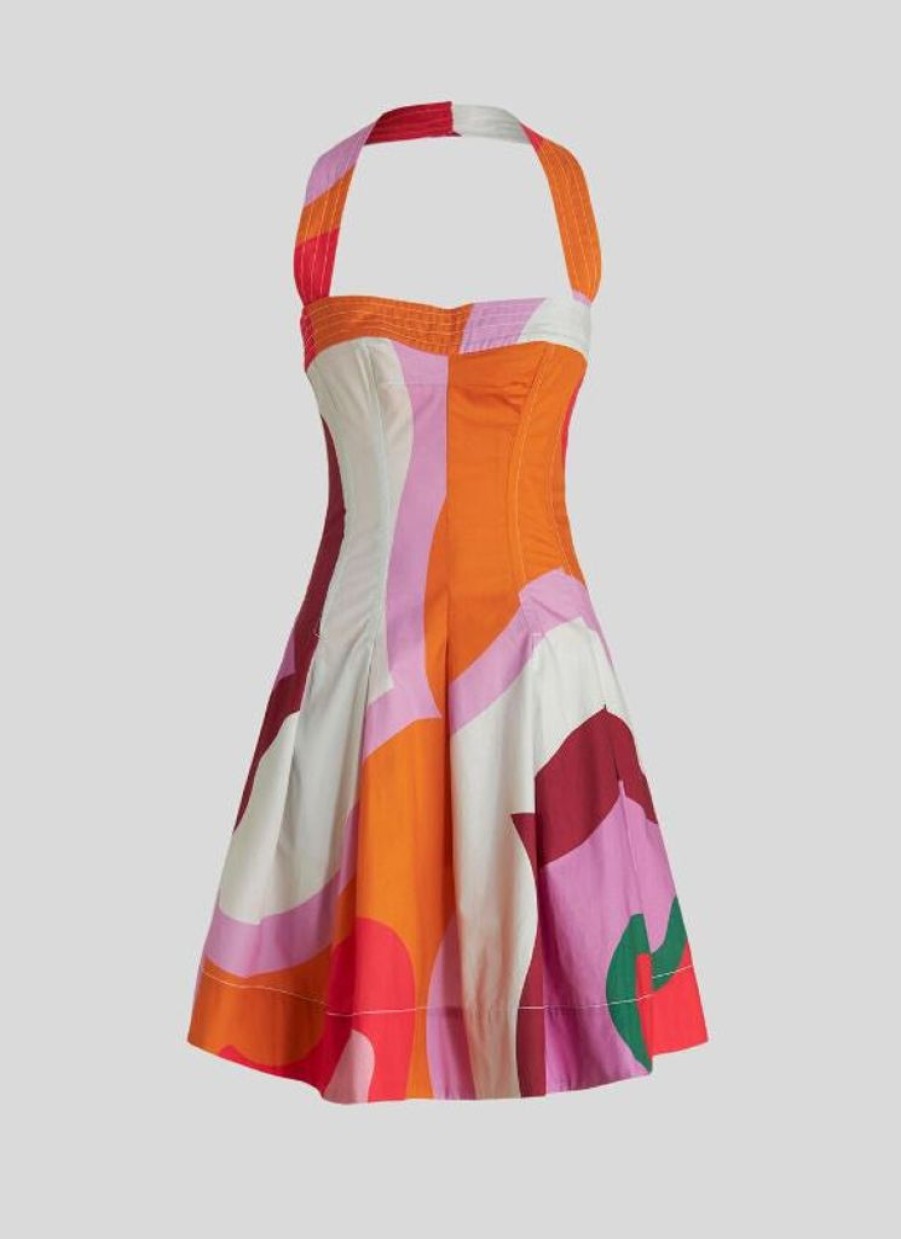 Clothing ETRO | Halter Dress Arancio