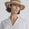 Accessories Rag & Bone | Frills Rollable Bucket Hat Ivory Beige