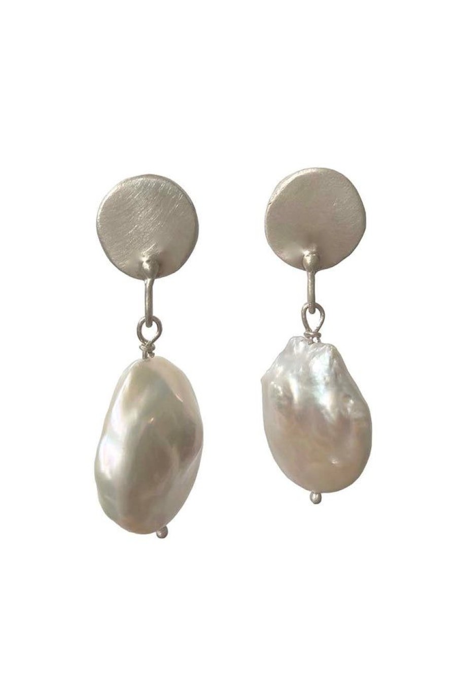 Accessories Jill Marsden | Claretta Stud And Pearl Earrings