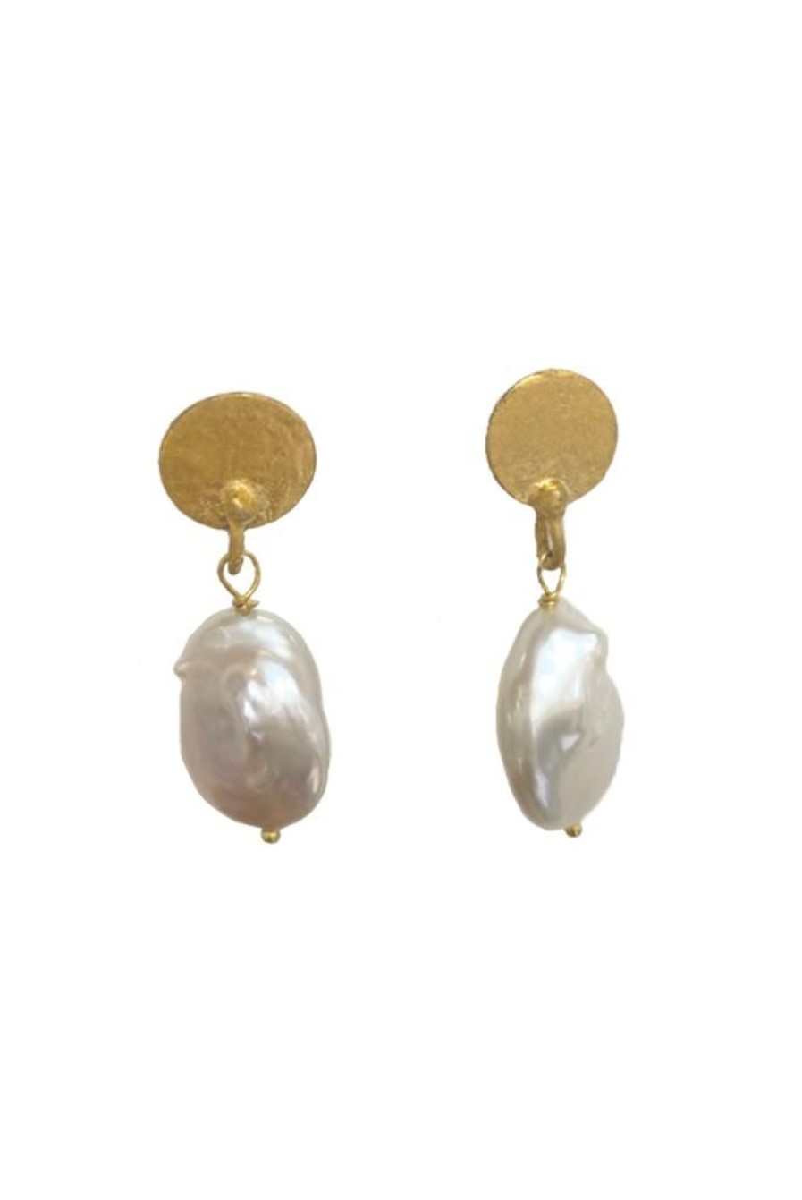 Accessories Jill Marsden | Claretta Stud And Pearl Earrings