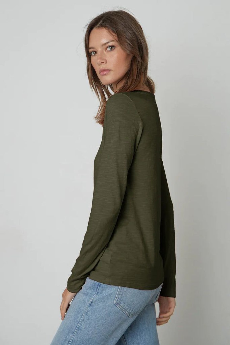 Clothing Velvet by Graham & Spencer | Velvet Original Lizzie Tee Aloe