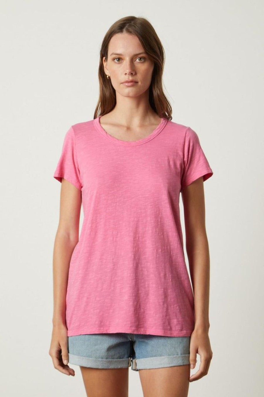 Clothing Velvet by Graham & Spencer | Tilly Tee Tahiti Pink