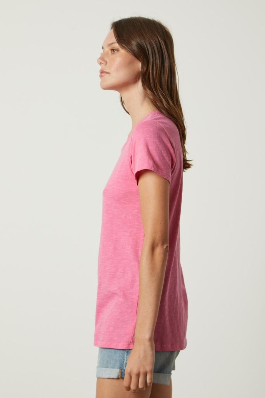 Clothing Velvet by Graham & Spencer | Tilly Tee Tahiti Pink