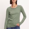 Clothing Velvet by Graham & Spencer | Velvet Original Lizzie Desert Green