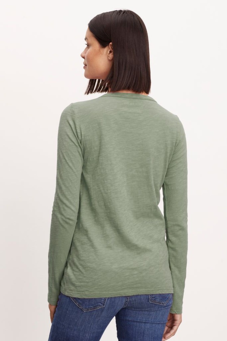 Clothing Velvet by Graham & Spencer | Velvet Original Lizzie Desert Green