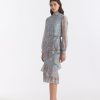 Clothing Saloni | Isa Ruffle Dress