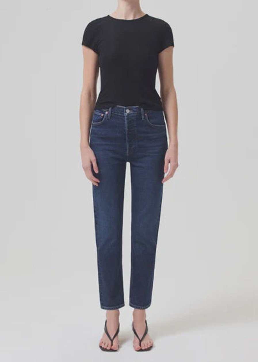 Clothing AGOLDE | Riley Crop Jean In Divided