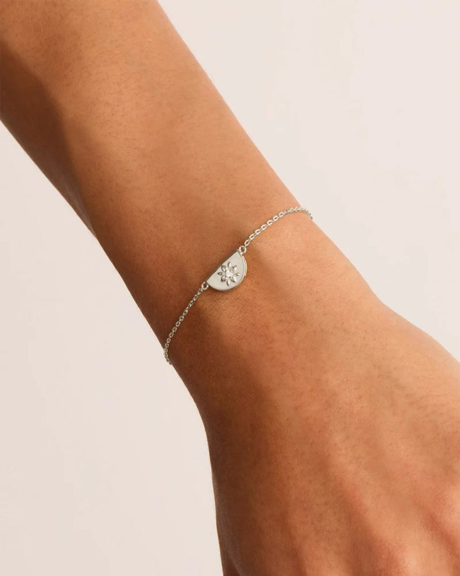 Accessories By Charlotte | Lotus Bracelet Silver