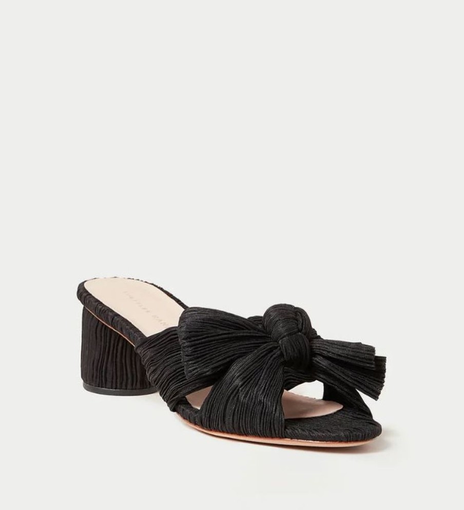 Shoes Loeffler Randall | Emilia Pleated Heel Black