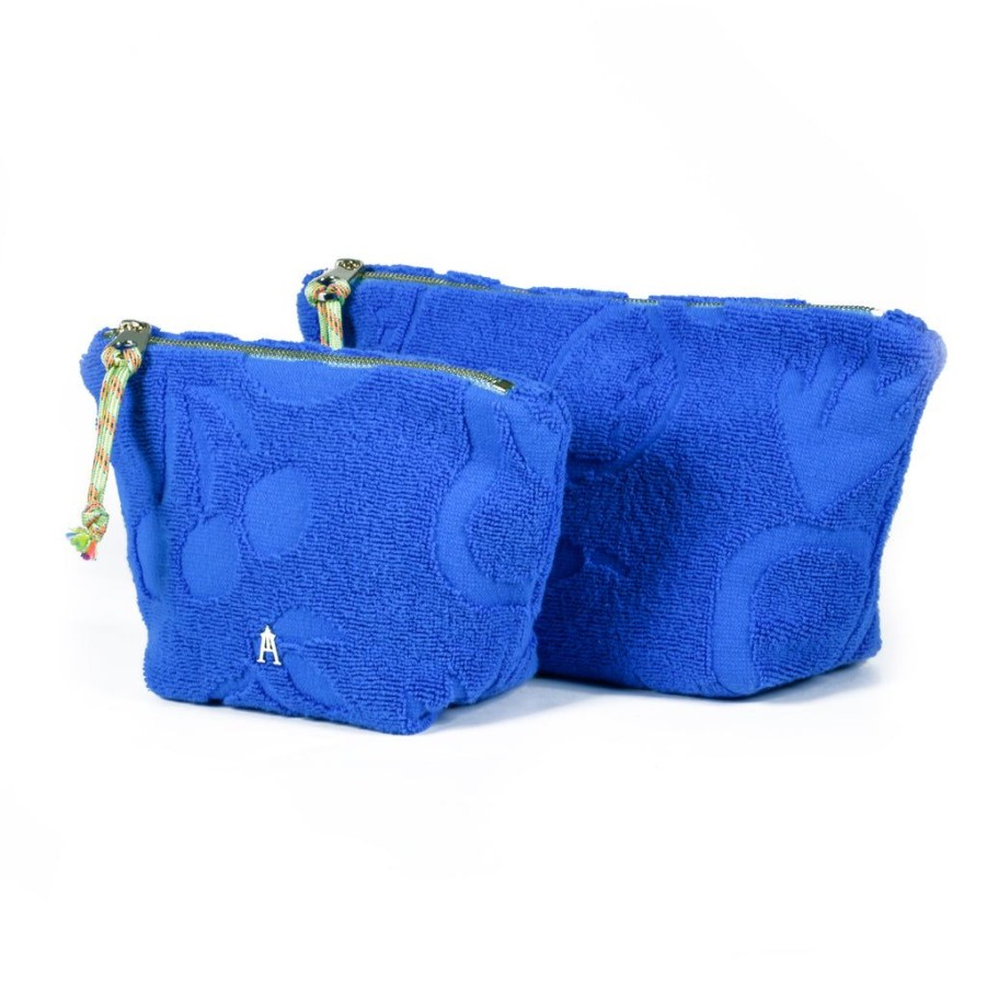 Accessories Craie Studio | Sable Towelling Pouch Cobalt