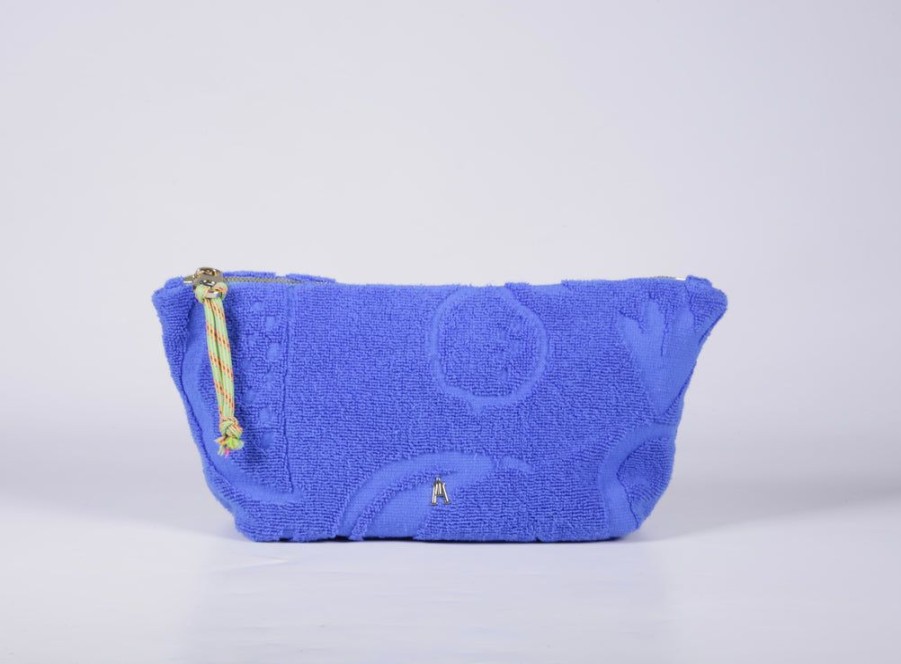 Accessories Craie Studio | Sable Towelling Pouch Cobalt