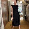 Clothing Studio Rundholz | Cowl Neck Black Dress