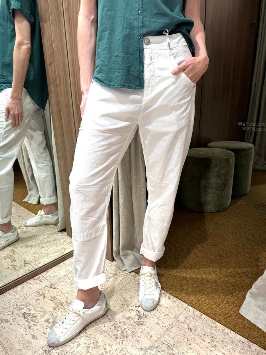 Clothing High by Claire Campbell | Presume Cotton Pant White