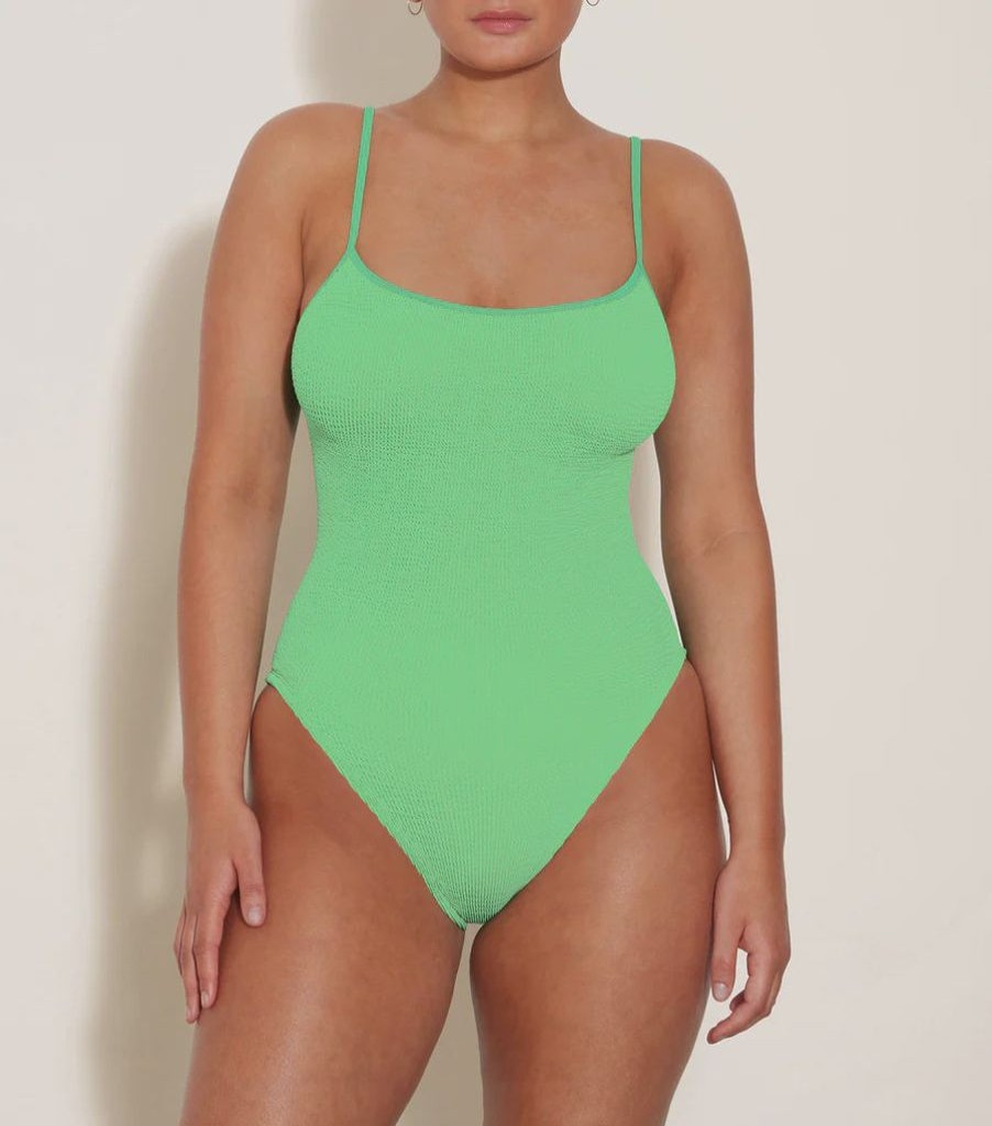 Clothing Hunza G | Pamela Swim Lime