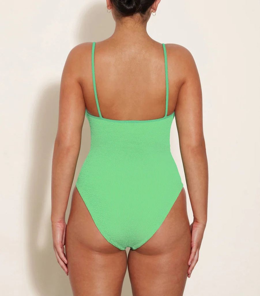 Clothing Hunza G | Pamela Swim Lime