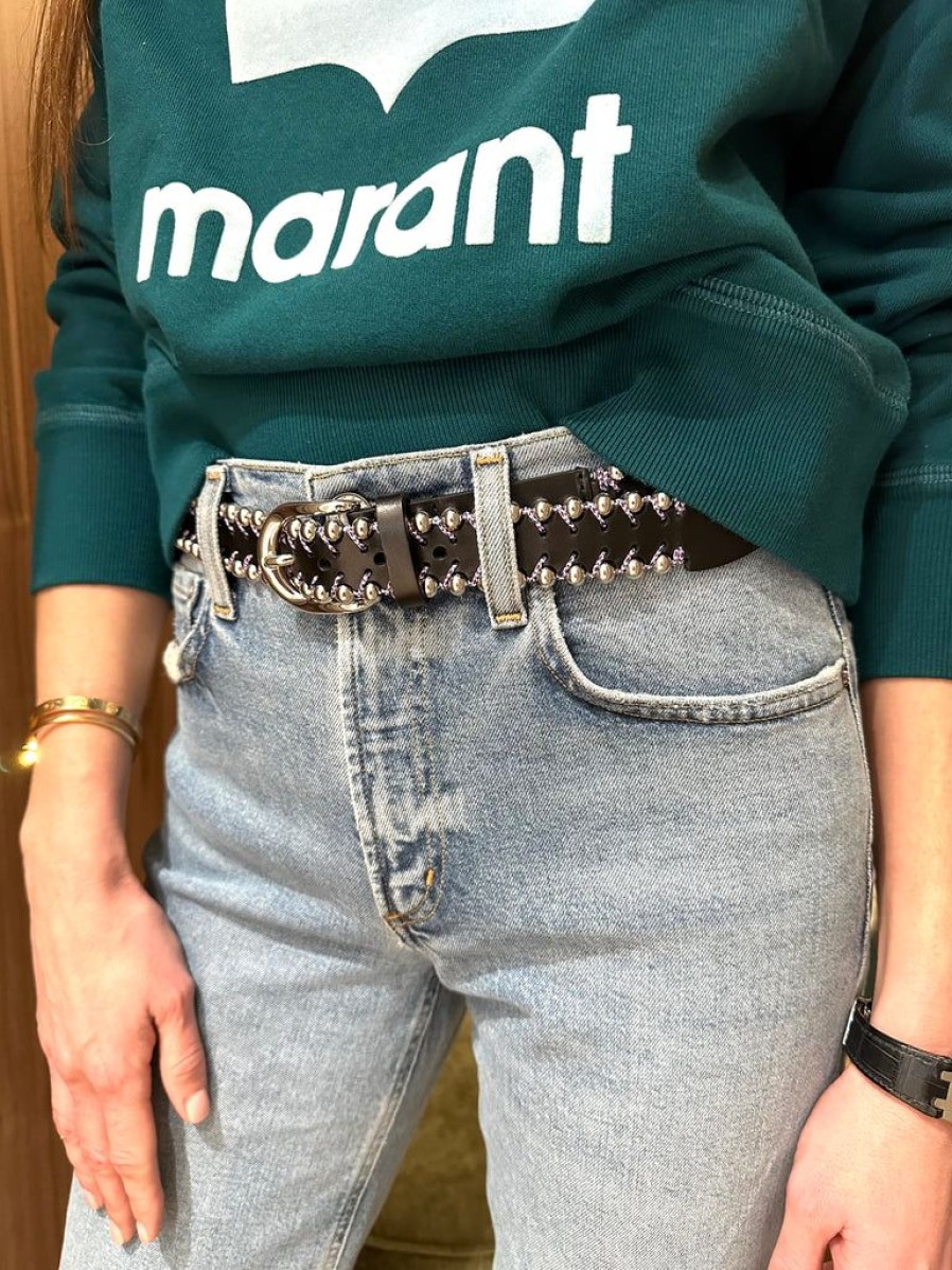 Accessories Isabel Marant | Civan Belt Black Silver