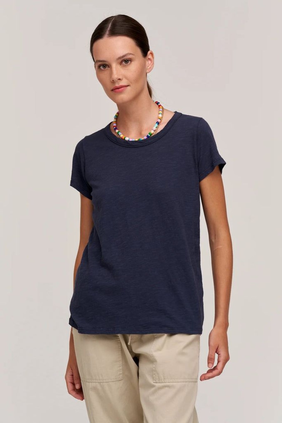 Clothing Velvet by Graham & Spencer | Velvet Original Tilly Tee Navy