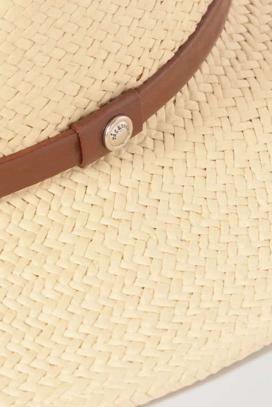 Accessories Rag & Bone | Packable Straw Fedora Natural