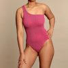 Clothing Hunza G | Nancy Swim Fuchsia