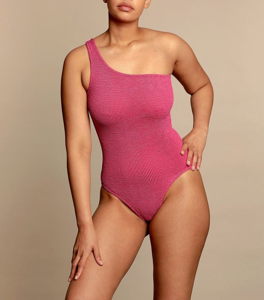 Clothing Hunza G | Nancy Swim Fuchsia