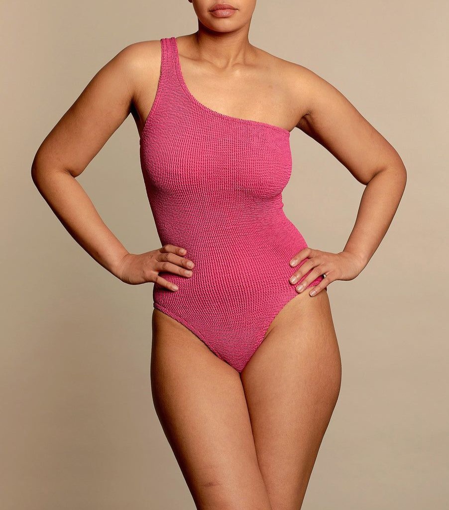 Clothing Hunza G | Nancy Swim Fuchsia