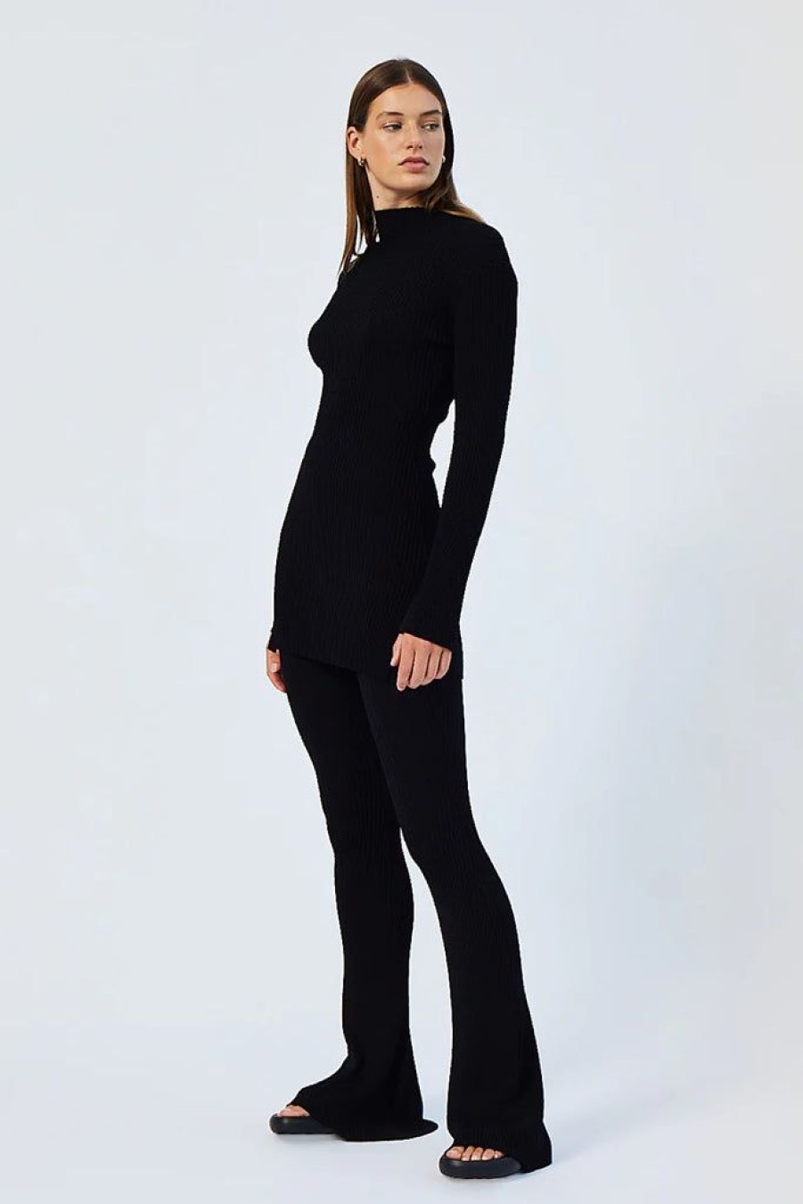 Clothing SUBOO | Alfie Funnel Neck Tunic Dress