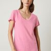 Clothing Velvet by Graham & Spencer | Lilith Tee Pop Pink