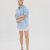 Clothing LMND | Chiara Oversized Shirt Lagoon