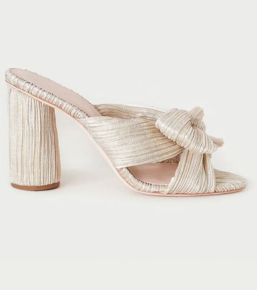 Shoes Loeffler Randall | Penny Knot Mule Platinum